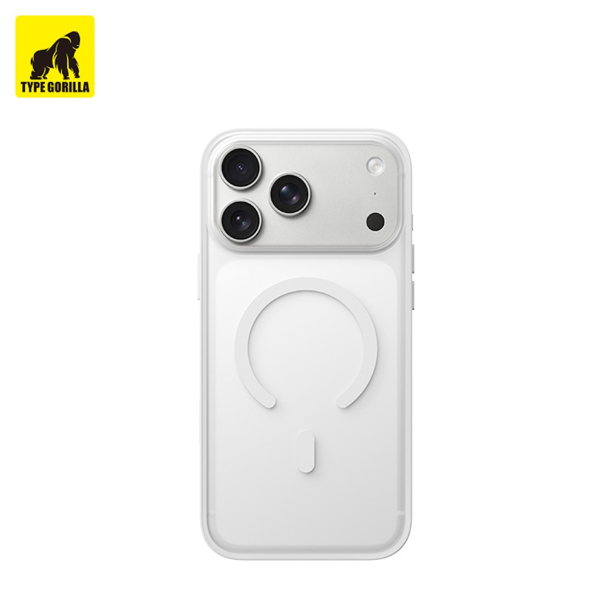 Apple iPhone 17 Pro /18 Pro TG Skin Friendly Drop Magsafe Hátlap - Fehér