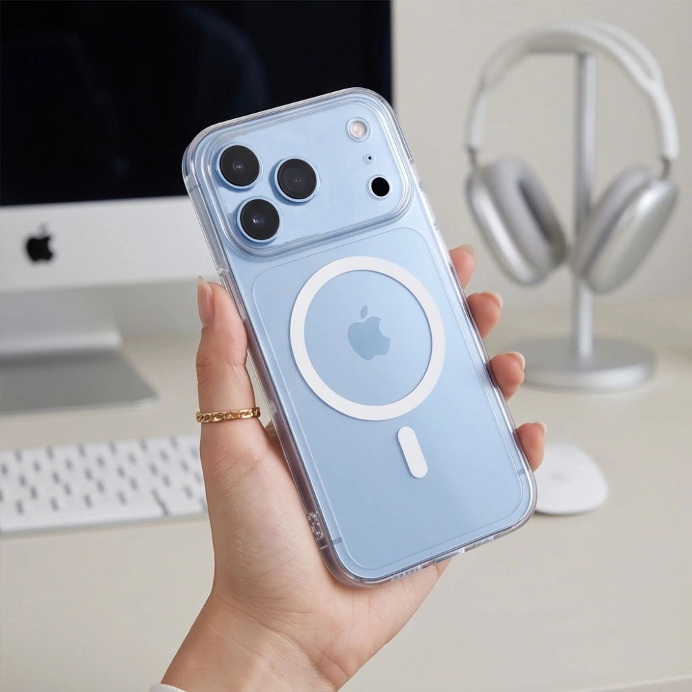 Apple iPhone 17 Pro/18 Pro Tech-Protect FlexAir Magsafe Hátlap - Átlátszó