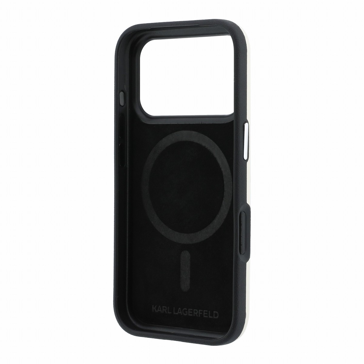Apple iPhone 18 Pro KARL LAGERFELD KLHMP18L6PWKCIDE Magsafe Hátlap - Bézs