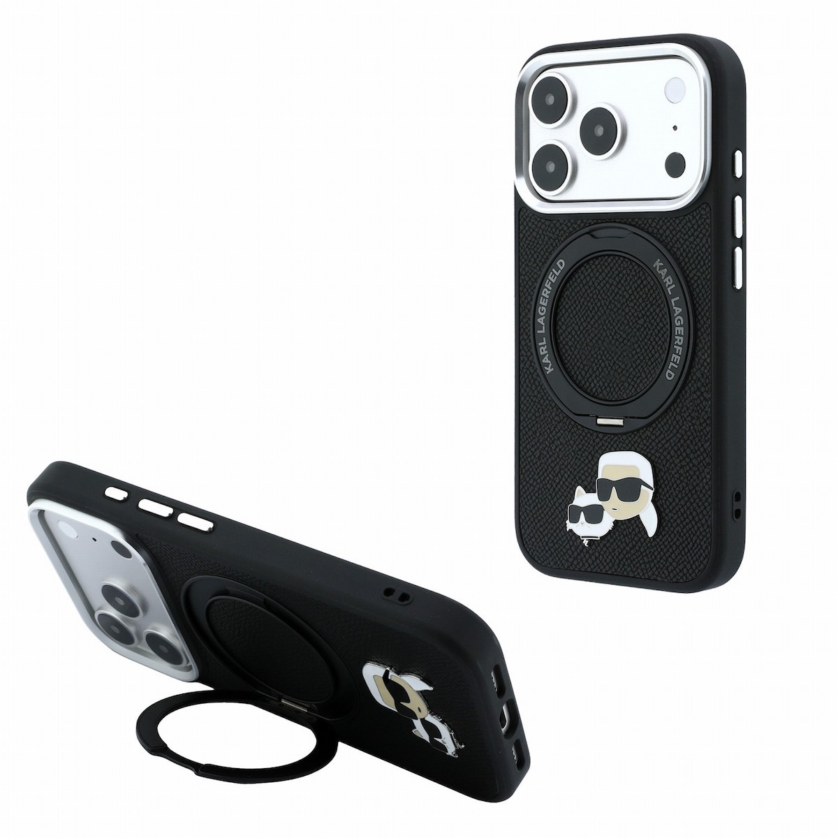 Apple iPhone 18 Pro Max KARL LAGERFELD KLHMP18XPSRSKCHK Magsafe Hátlap - F
