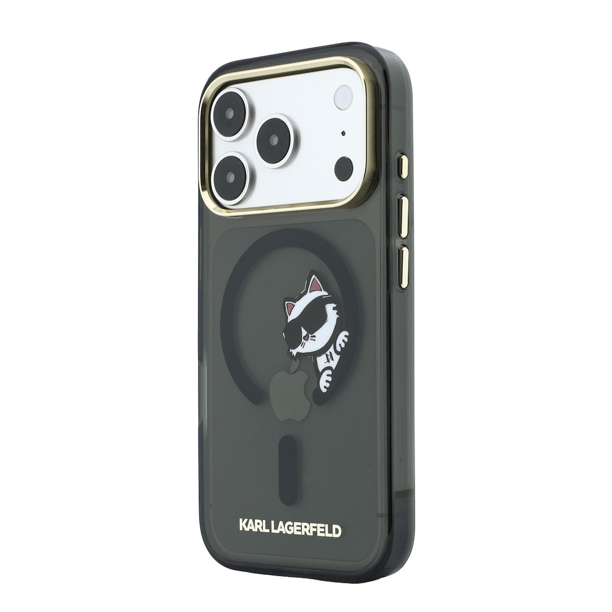 Apple iPhone 18 Pro KARL LAGERFELD KLHMP18L6HCPSCK Magsafe Hátlap - Fekete