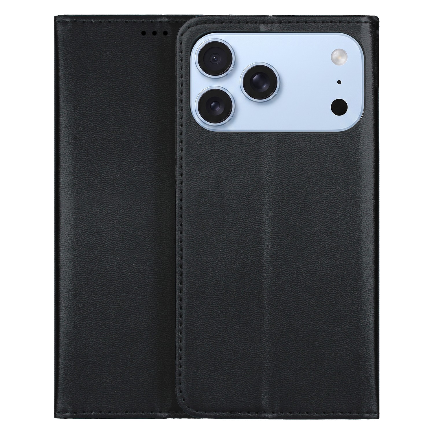 Apple iPhone 17 Pro Max/18 Pro Max Smart Magnetic Könyvtok - Fekete