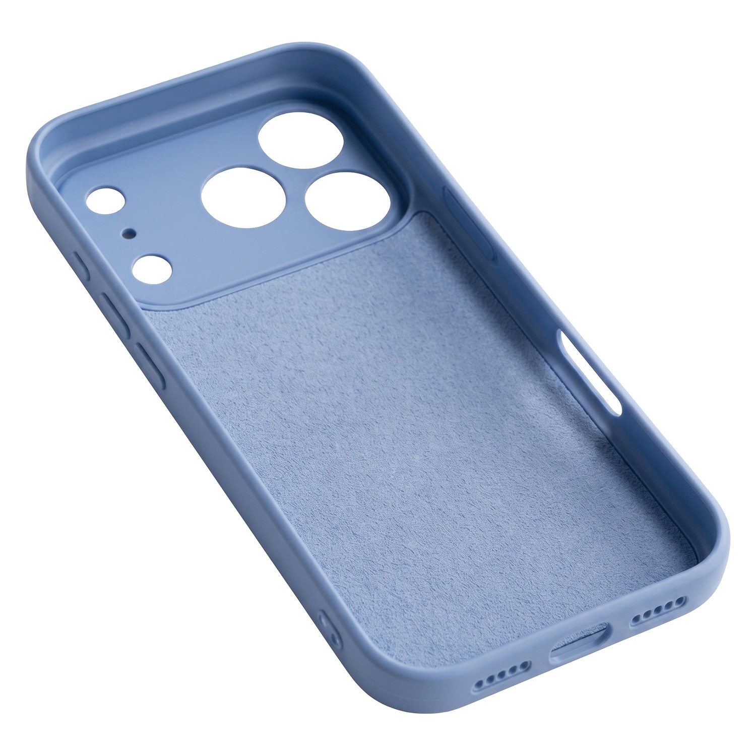 Apple iPhone 17 Pro Max/18 Pro Max Silicon Hátlap - Világoskék