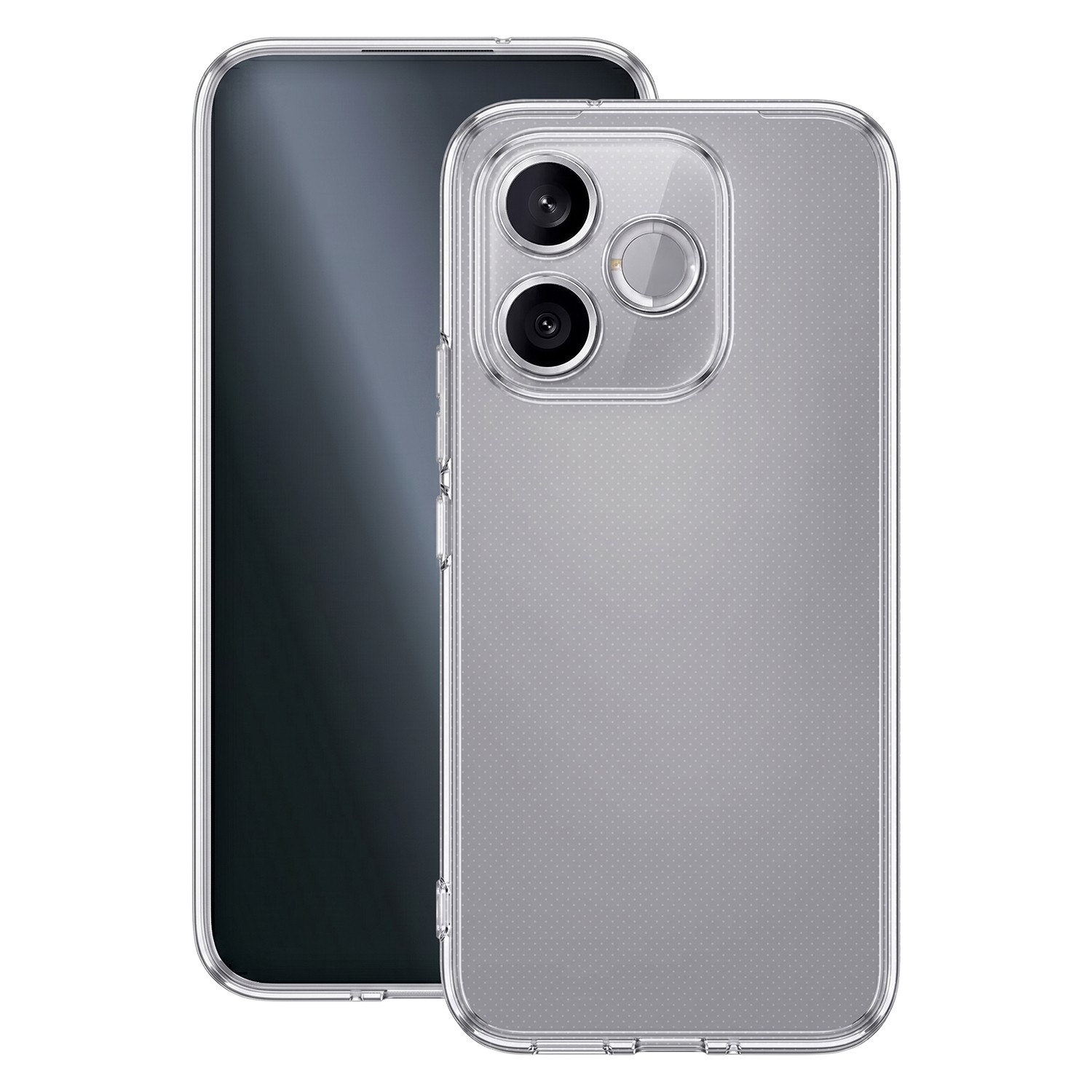 Honor 600 Lite 2mm Slim Szilikon Hátlap - Átlátszó