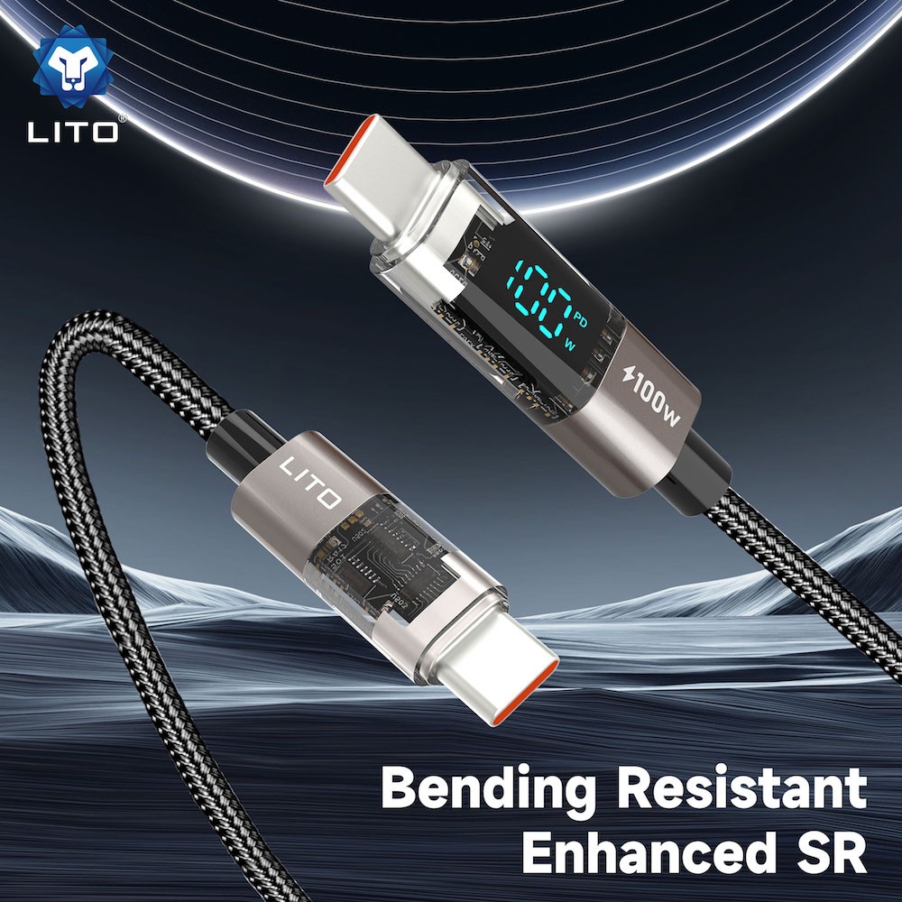 Lito LD09 Super Fast PD 36W USB Type-C to Lightning 1.2M Digitális Adatkáb