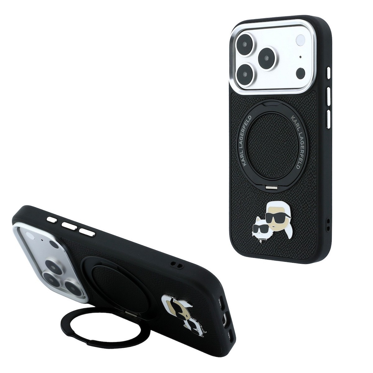 Apple iPhone 17 Pro/18 Pro KARL LAGERFELD KLHMP18LPSRSKCHK Magsafe Hátlap