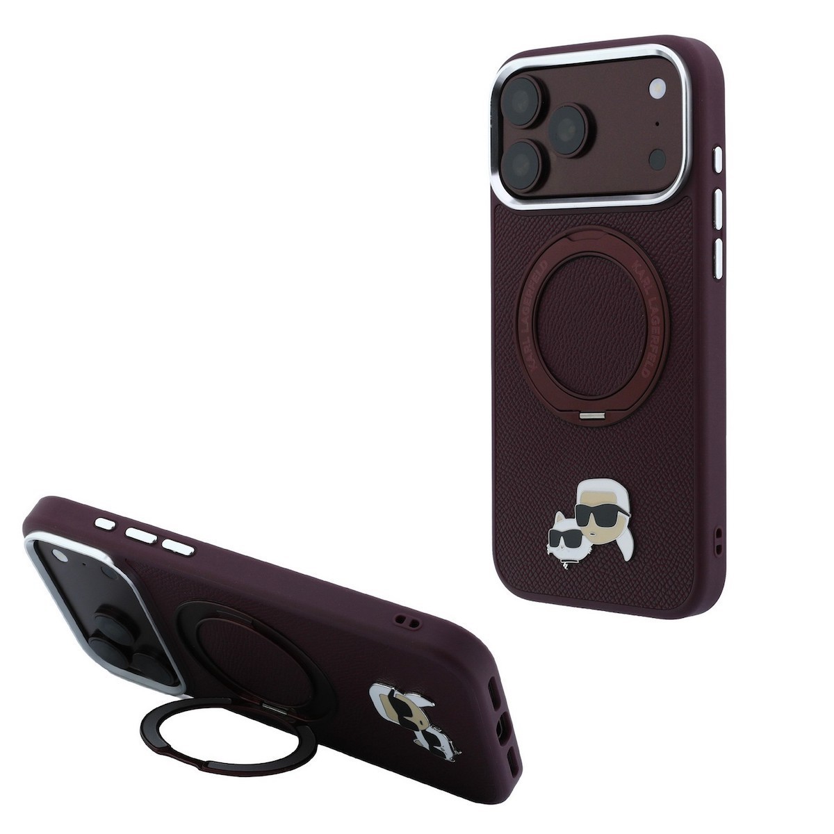 Apple iPhone 17 Pro/18 Pro KARL LAGERFELD KLHMP18LPSRSKCHR Magsafe Hátlap