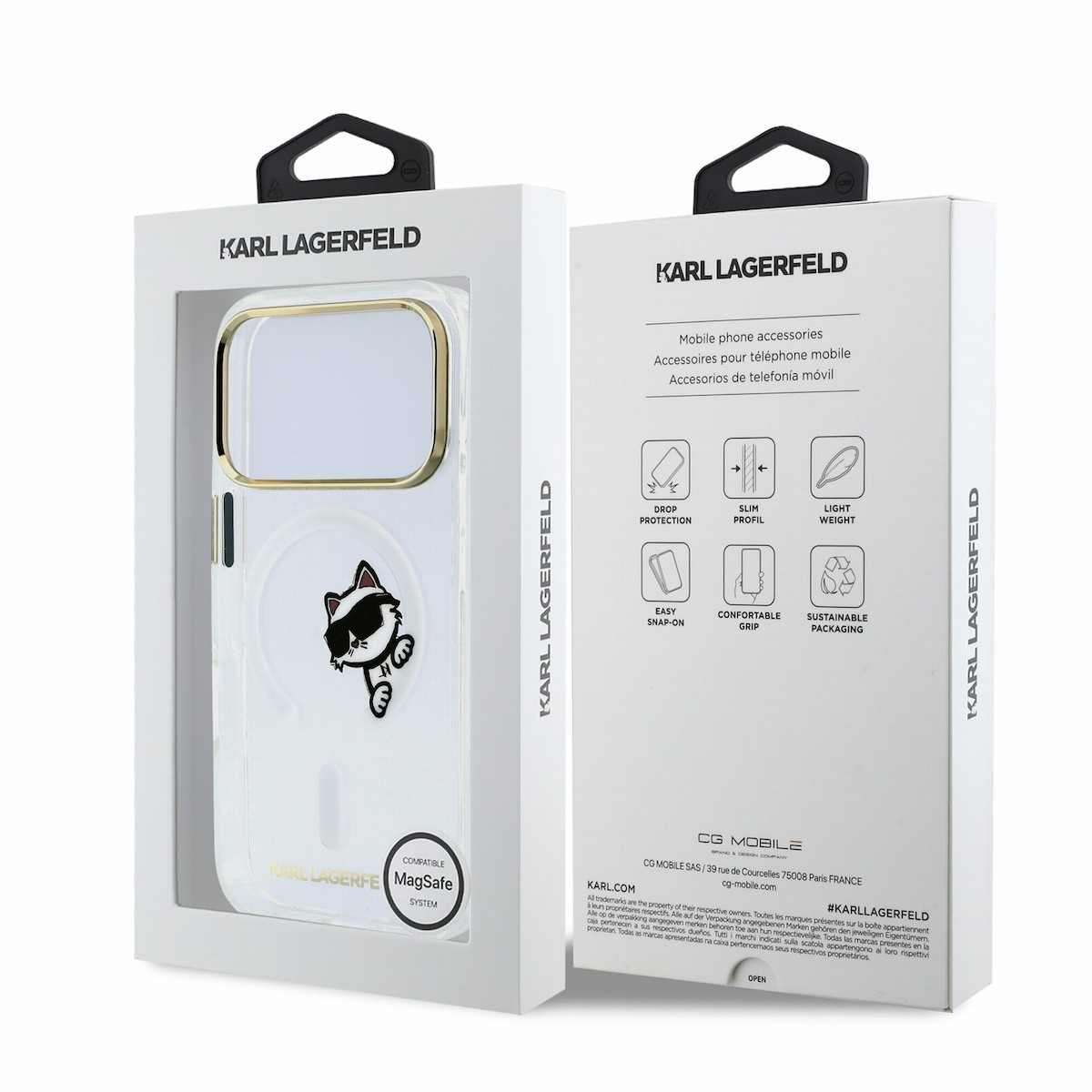 Apple iPhone 17 Pro Max/18 Pro Max KARL LAGERFELD KLHMP18X6HCPSCT Magsafe