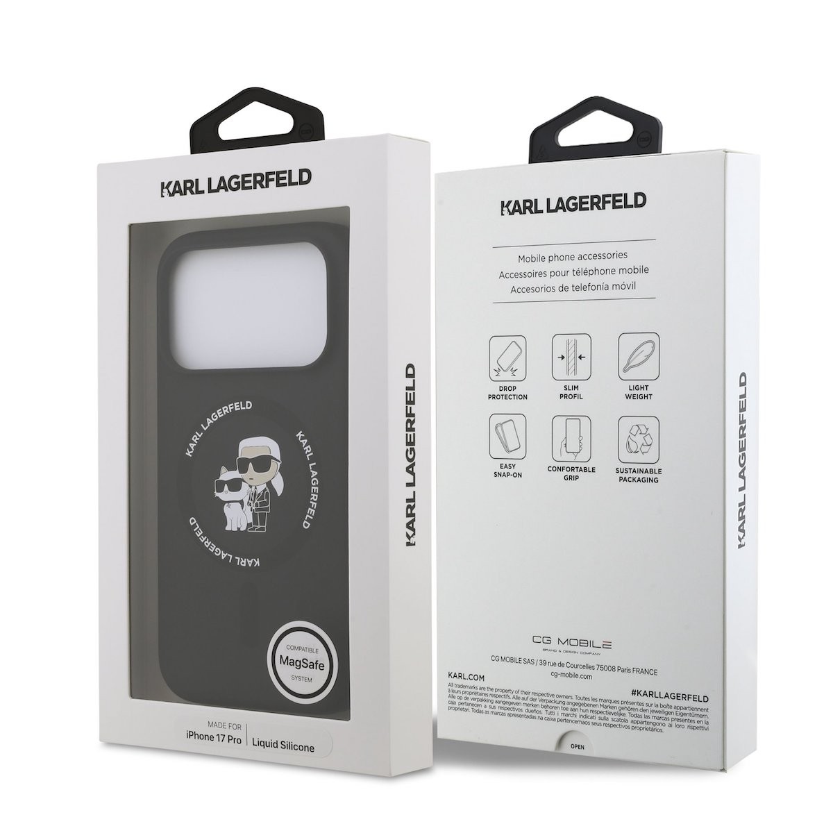 Apple iPhone 18 Pro KARL LAGERFELD KLHMP18LSCMKCRHK Liquid Silicon MagSafe