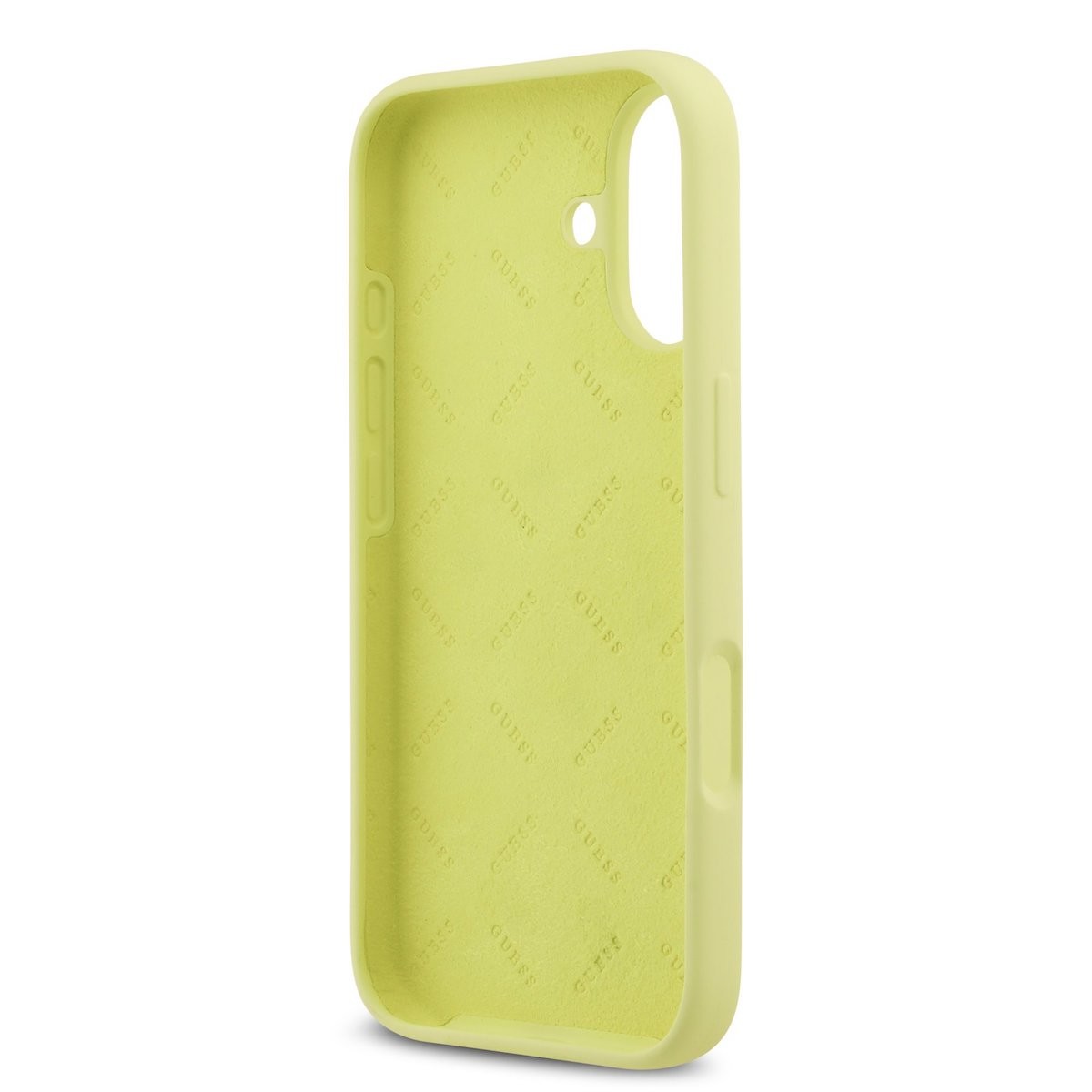 Apple iPhone 17 GUESS GUHCP17SSC4GLMY Liquid Silicone Hátlap - Sárga