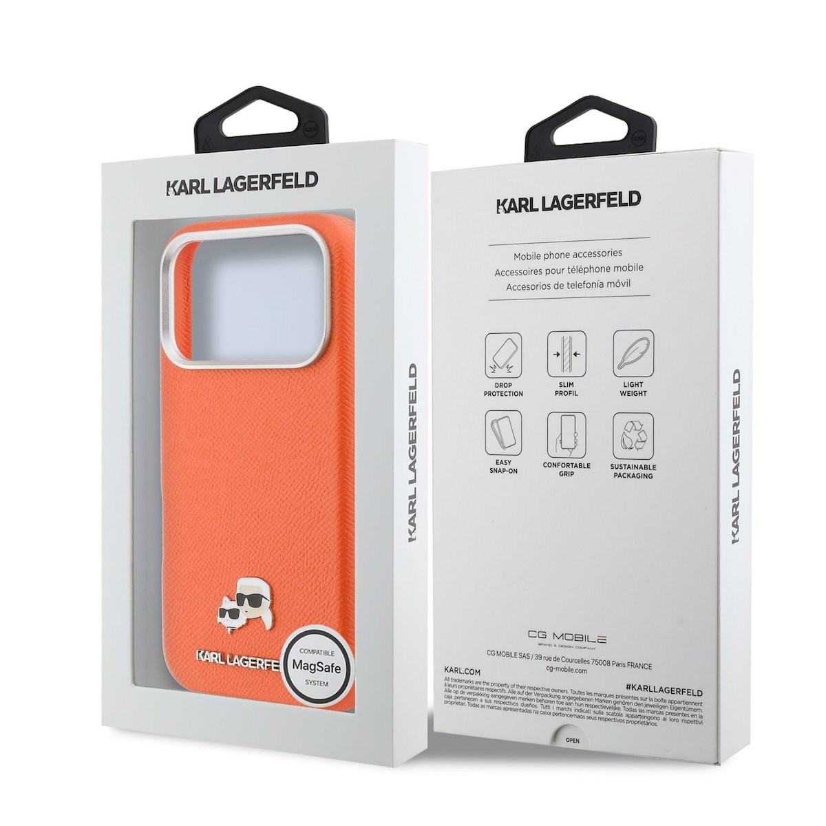 Apple iPhone 17 Pro/18 Pro KARL LAGERFELD KLHCP17L6PFKCLO MagSafe Hátlap -