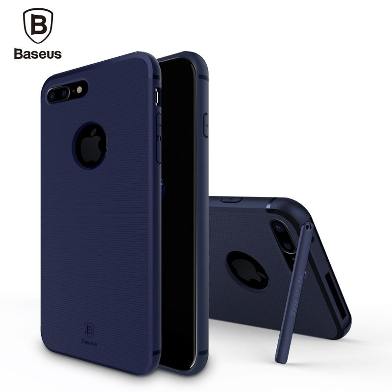 Apple iPhone 7 Baseus Hidden Bracket Hátlap - Kék