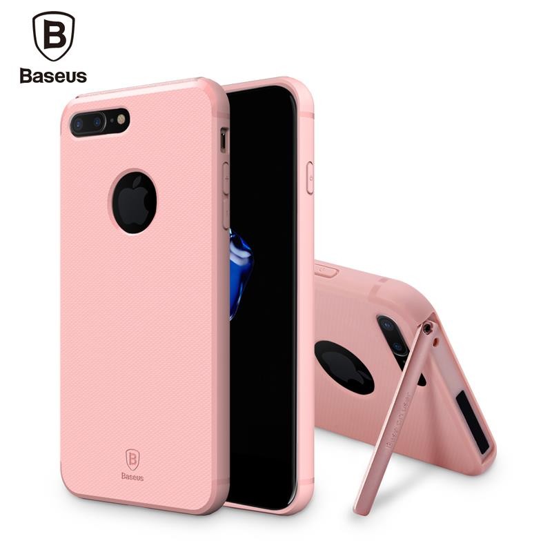 Apple iPhone 7 Baseus Hidden Bracket Hátlap - Rózsaszín
