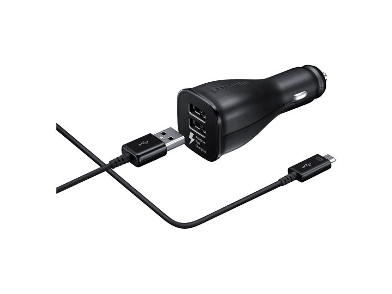 Samsung EP-LN920UBEGWW 15W 1XUSB Autós Adaptív Töltő Adapter + Micro USB A