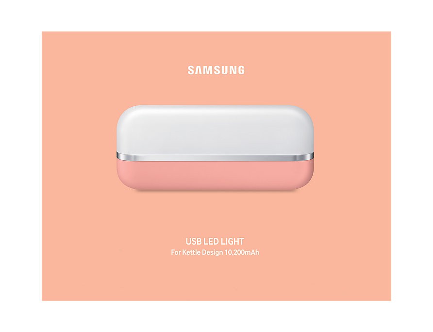 Samsung ET-LA710BREGWW USB LED Light Head Lámpa - Rózsaszín