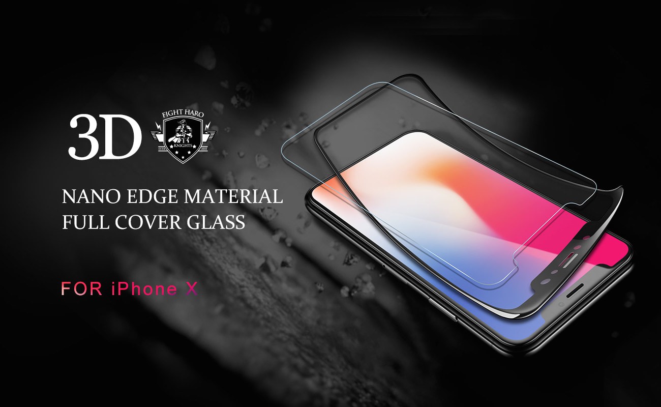 Apple iPhone 7 Plus/8 Plus Joyroom JM347 3D Anti-Blue Nano Üvegfólia - Feh