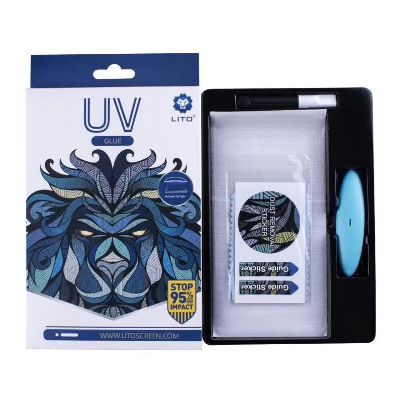 Samsung S8 Plus Lito UV Liquid Glue 3D Üvegfólia - Átlátszó