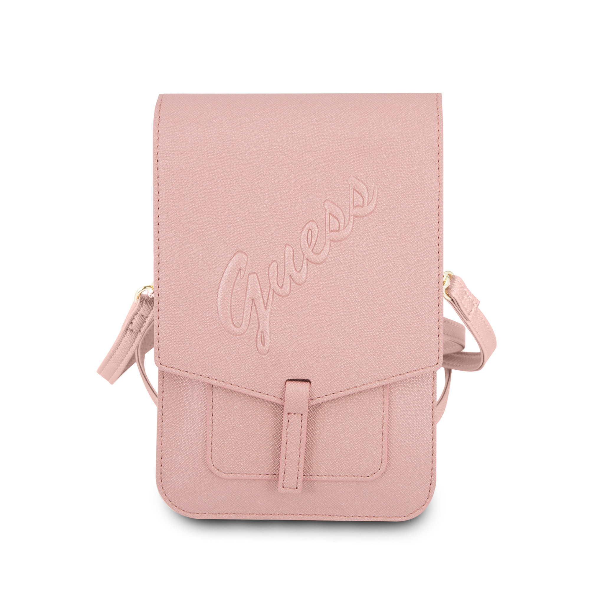 Guess 7 colos Wallet táska - Pink - Saffiano Bőr- 