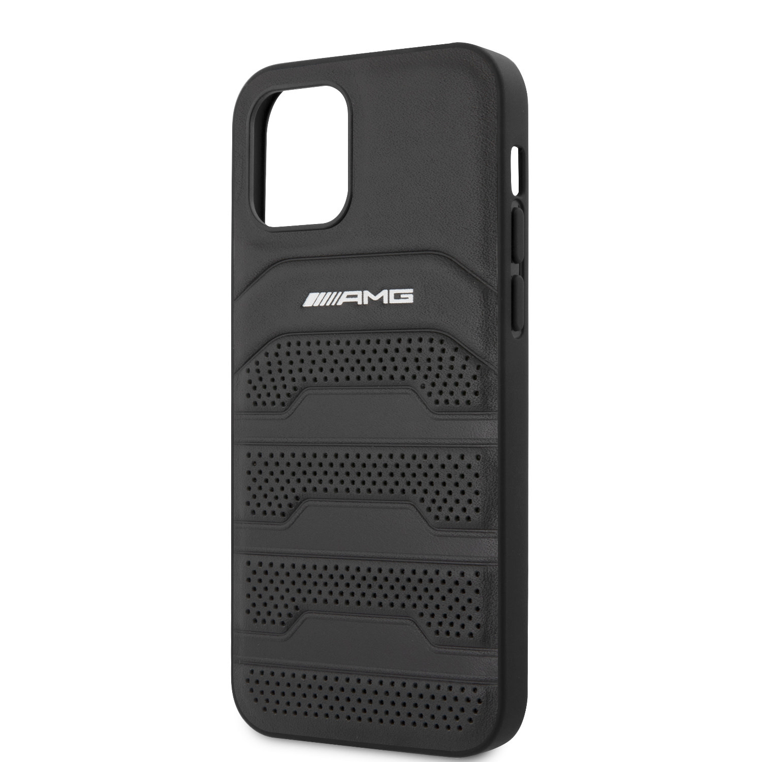 AMG iPhone 12 Pro Max hátlaptok - Fekete - Perfora