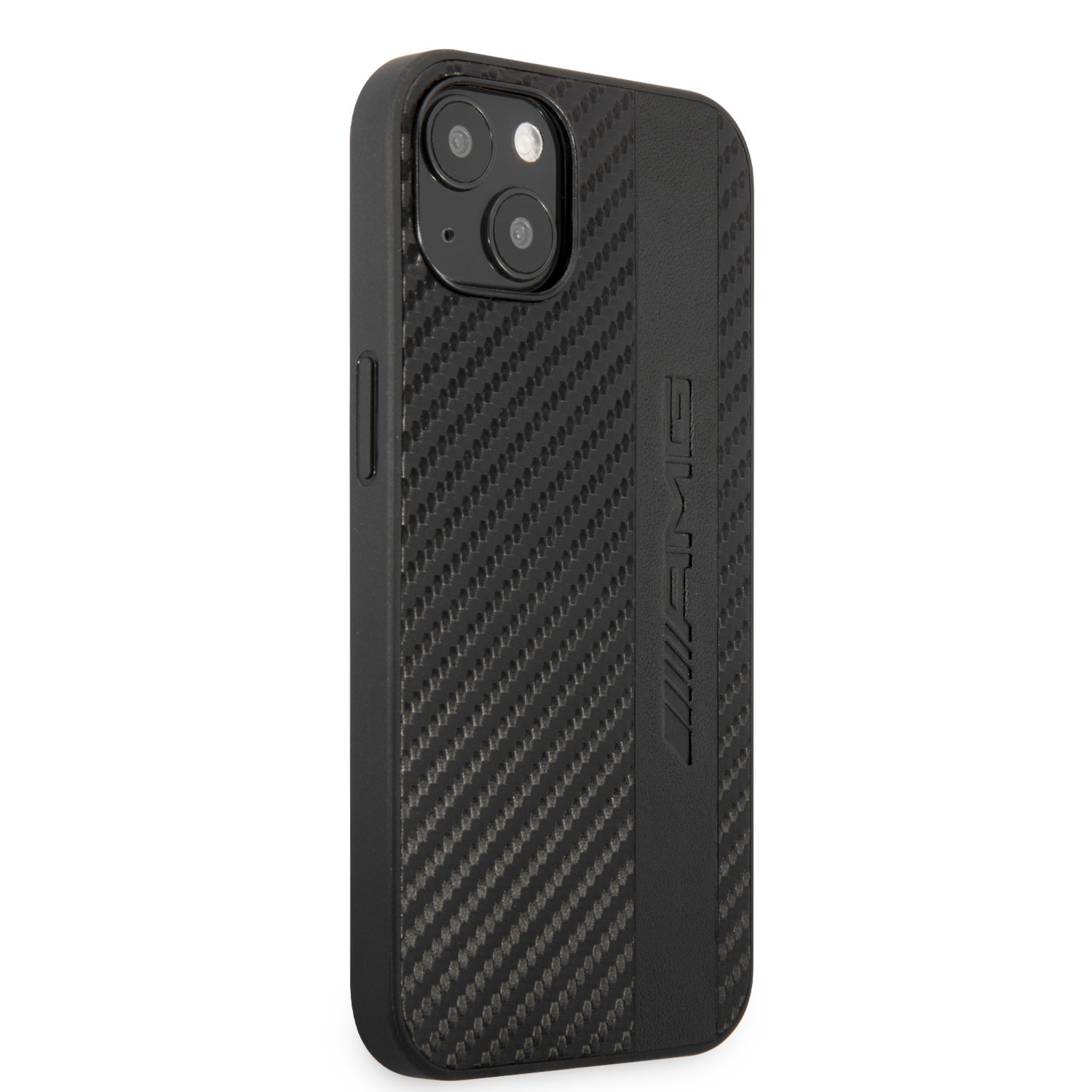 AMG hátlaptok iPhone 13 - Carbon Grey Stripe - Emb