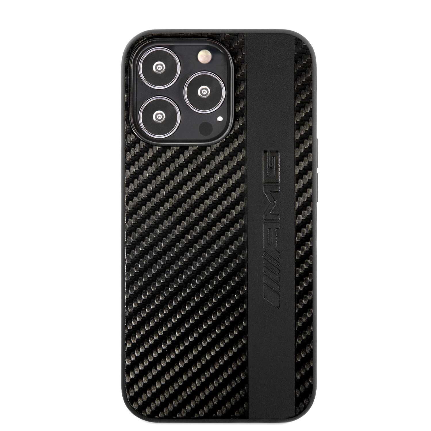 AMG hátlaptok iPhone 13 Pro - Carbon Grey Stripe -