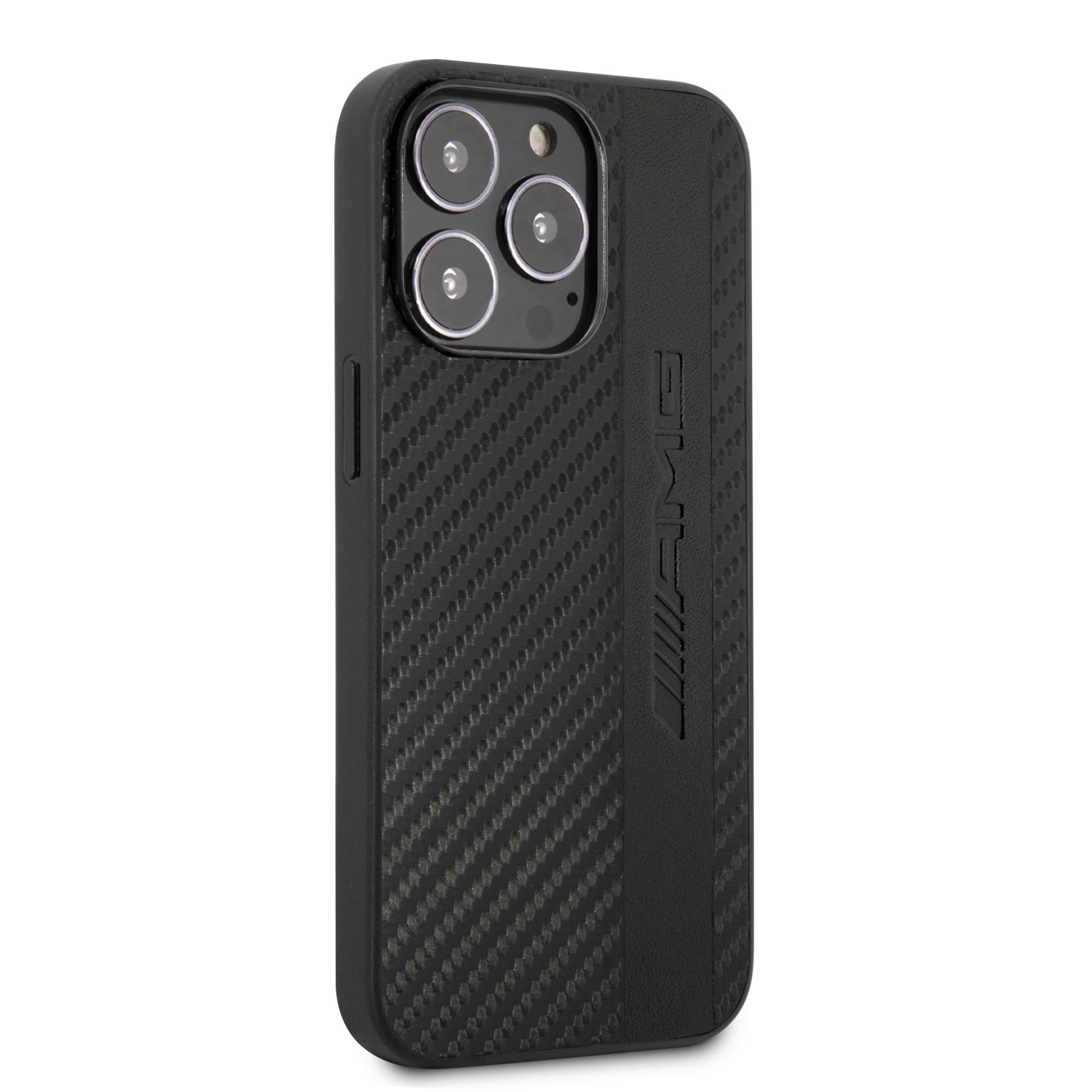 AMG hátlaptok iPhone 13 Pro - Carbon Grey Stripe -