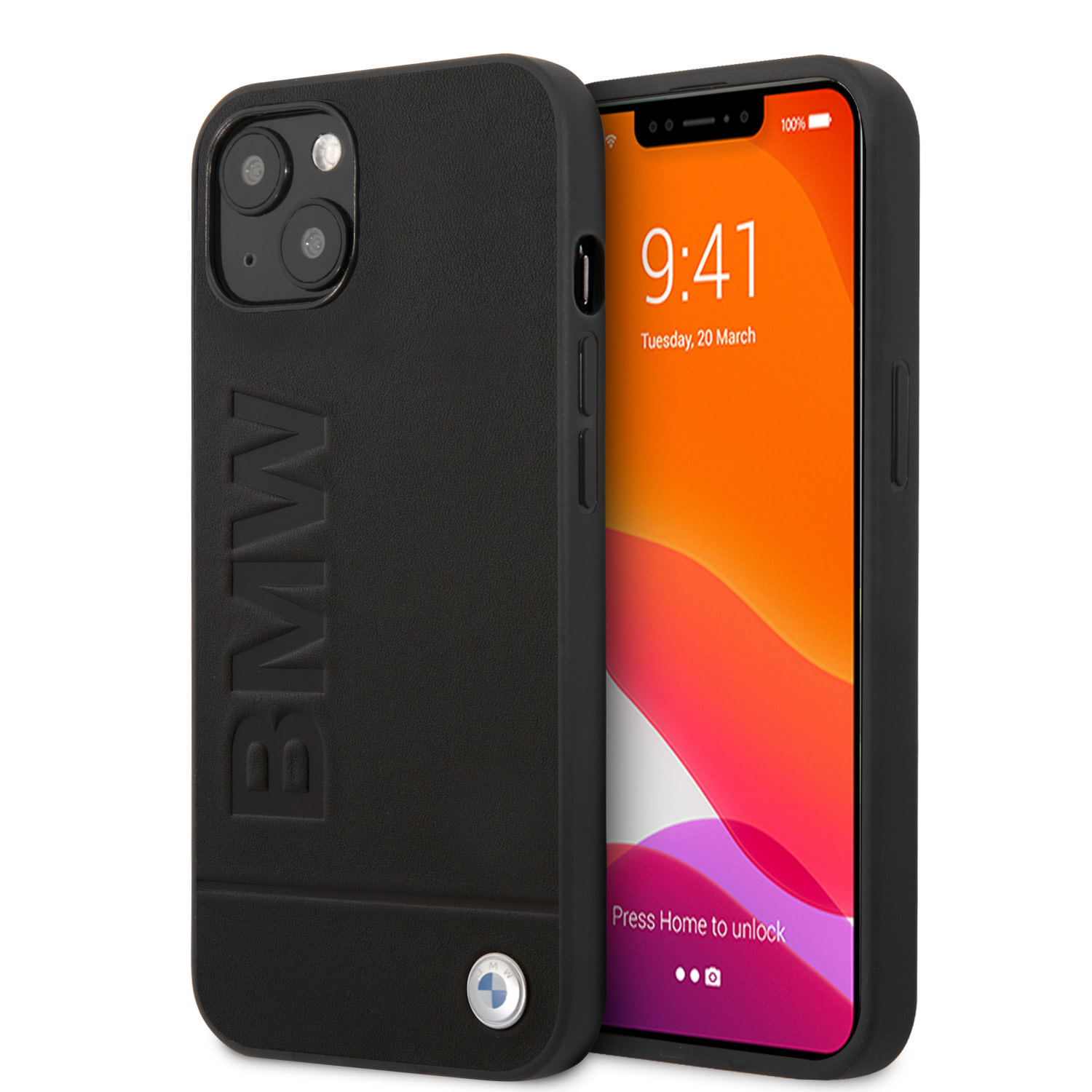 BMW hátlaptok iPhone 13 Mini - Hot Stamp - Fekete