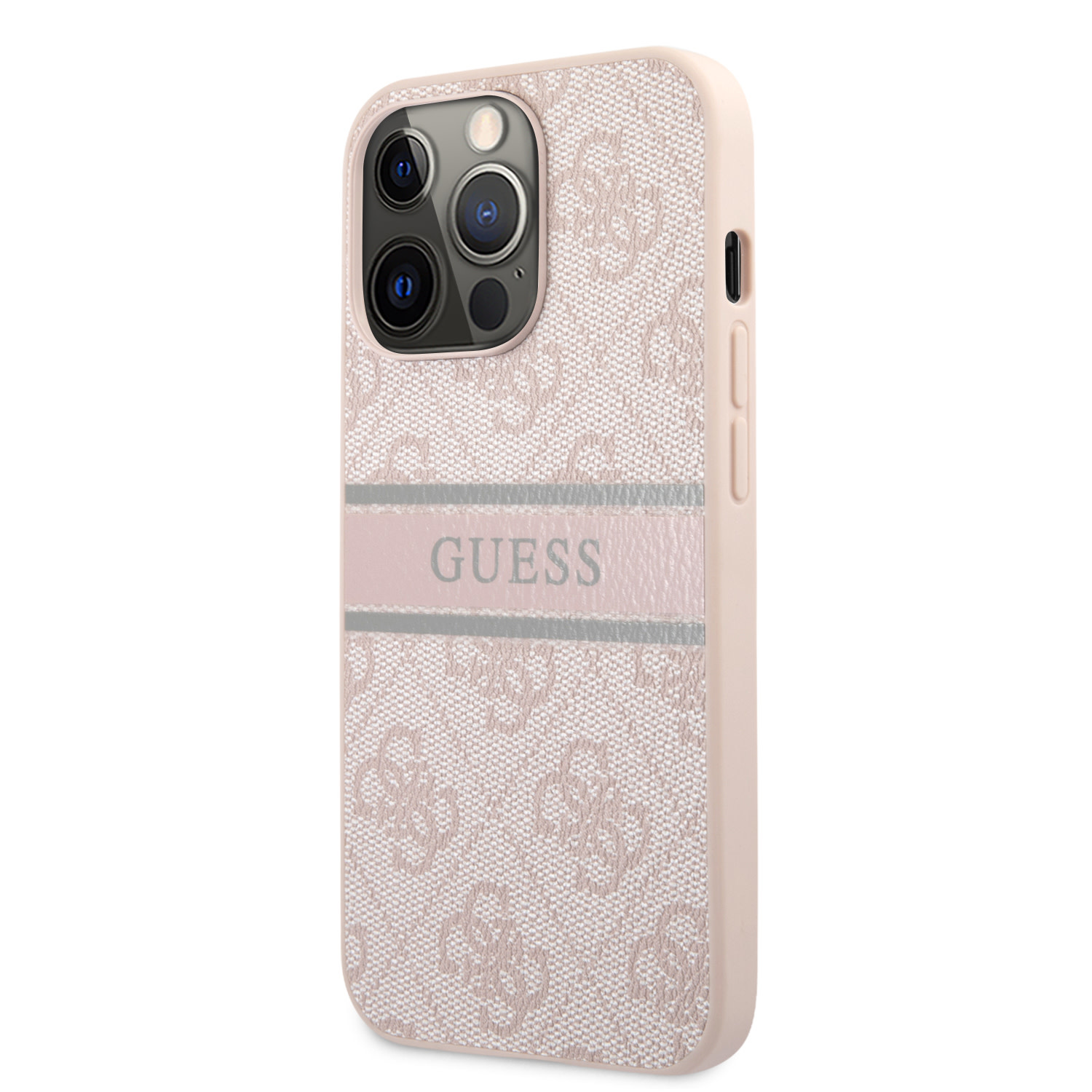 Guess iPhone 13 Pro Max hátlaptok - 4G - Pink csík