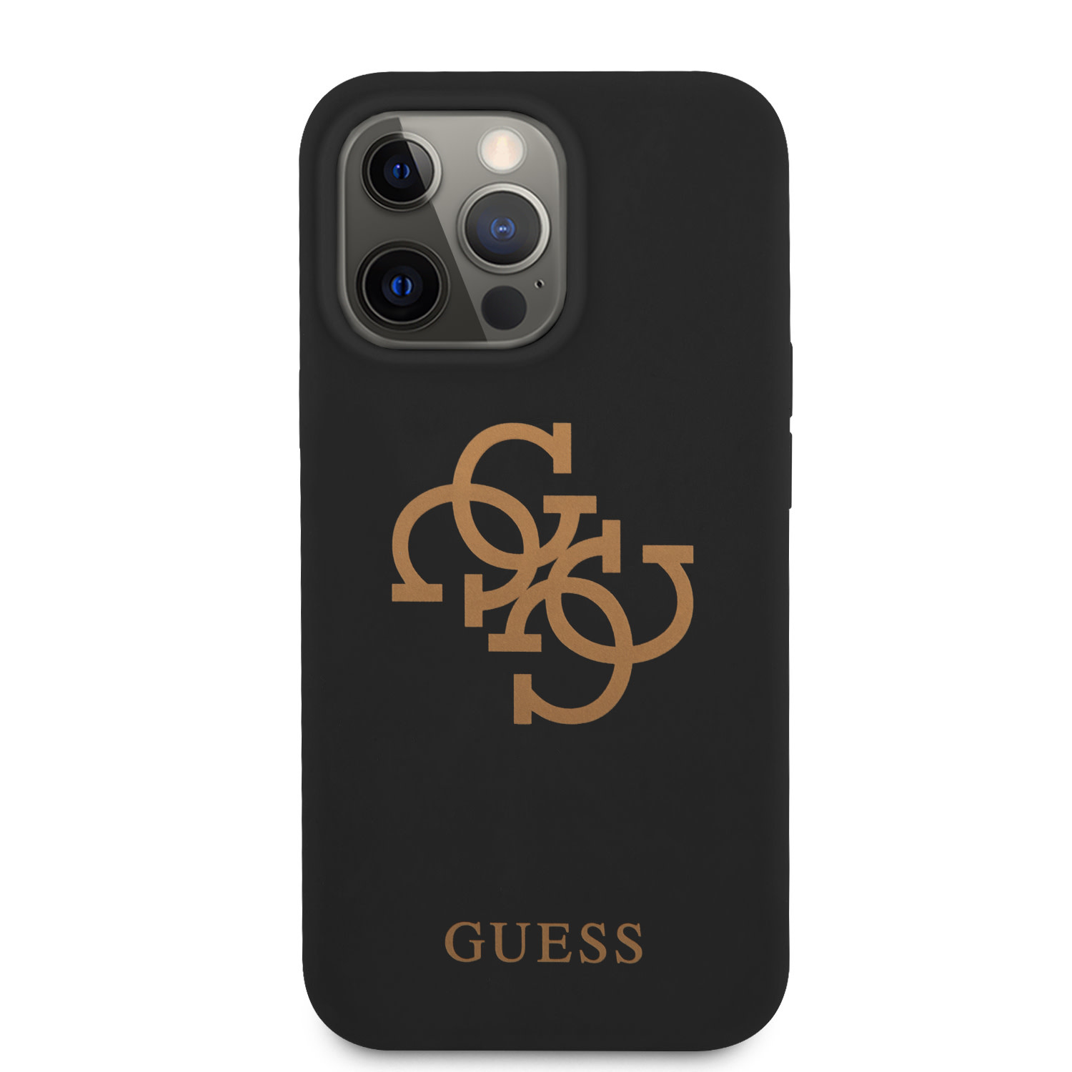 Guess iPhone 13 Pro hátlaptok - Arany 4G Logo - Fe