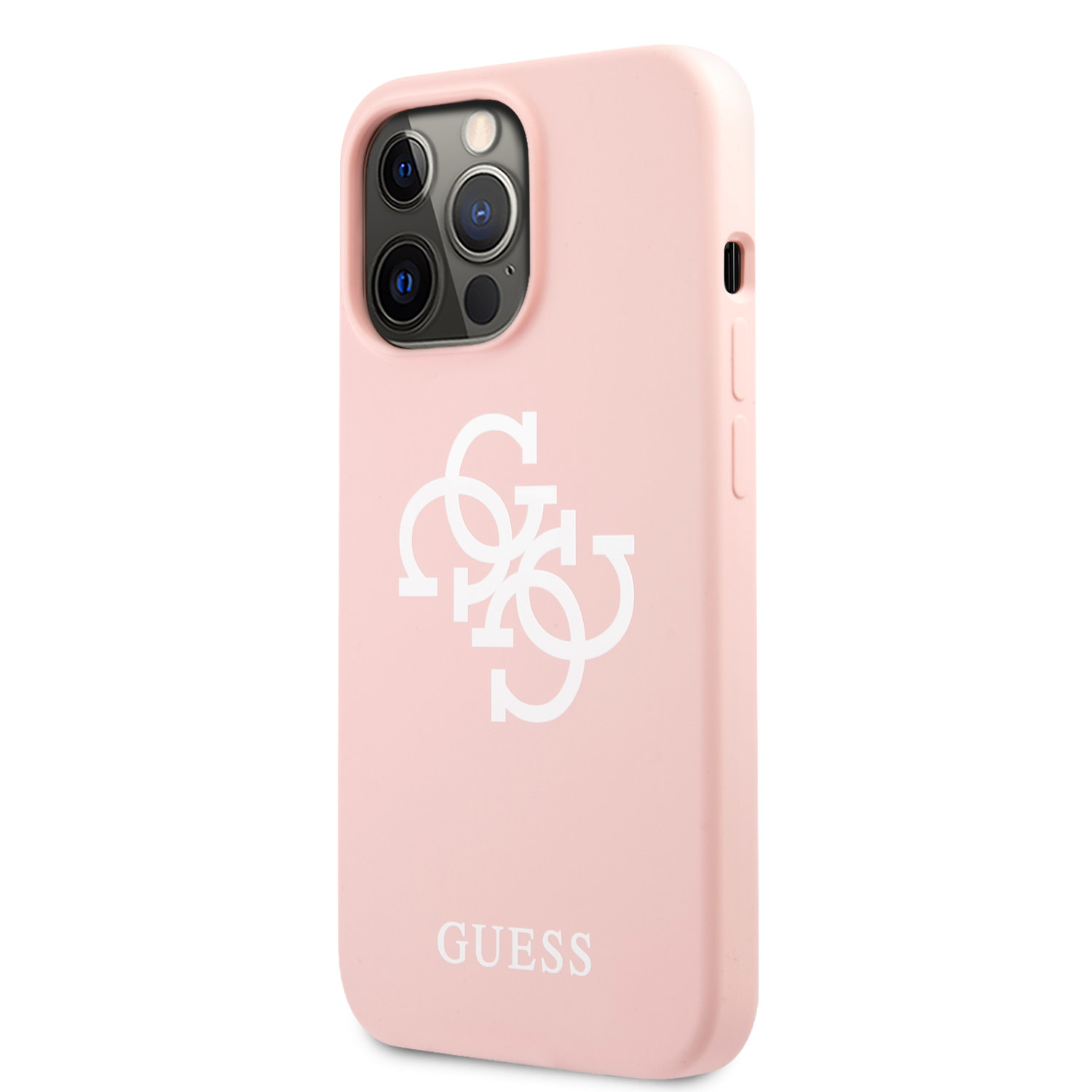 Guess iPhone 13 Pro Max hátlaptok- White 4G Logo -