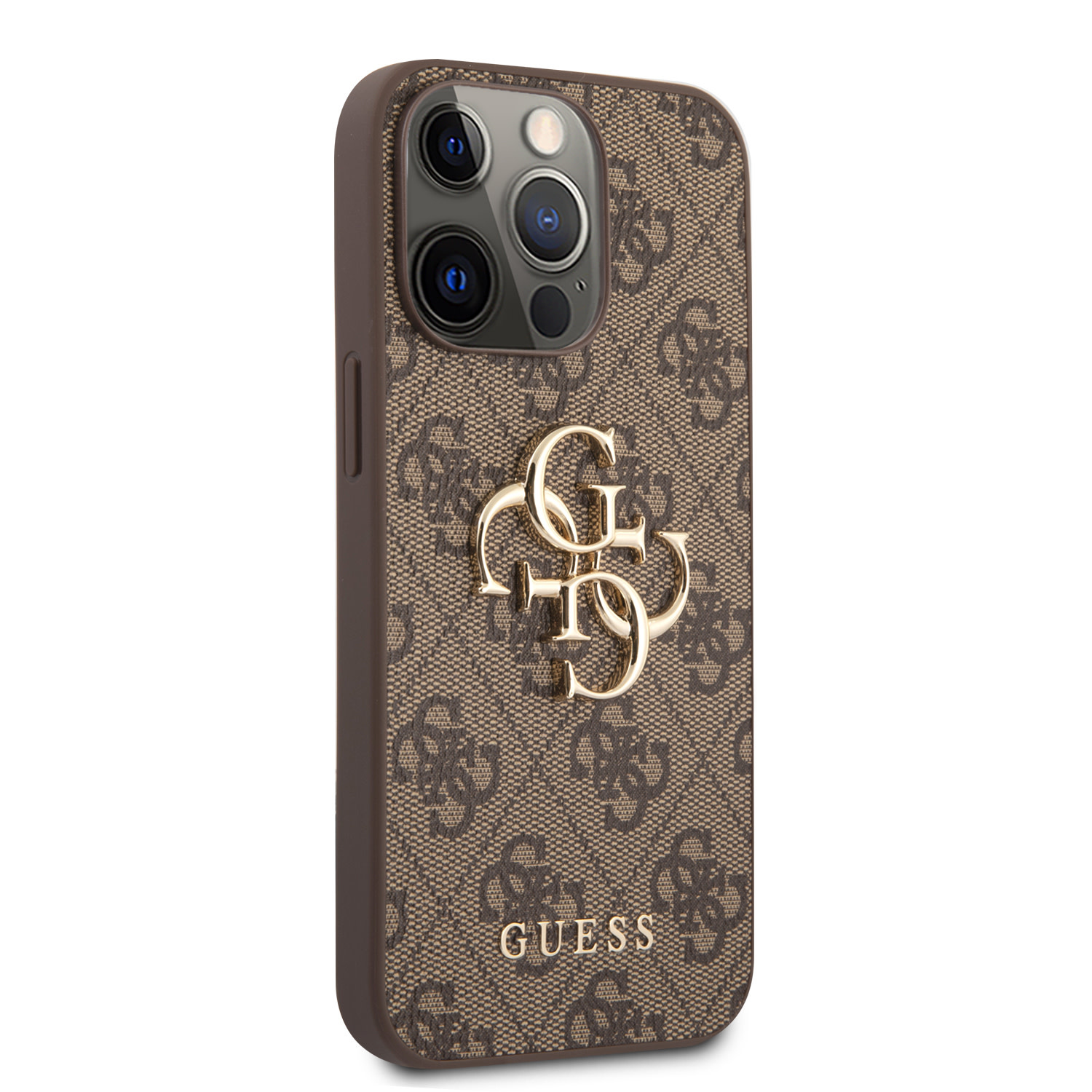 Guess iPhone 13 Pro hátlaptok - Arany 4G Logo - Ba