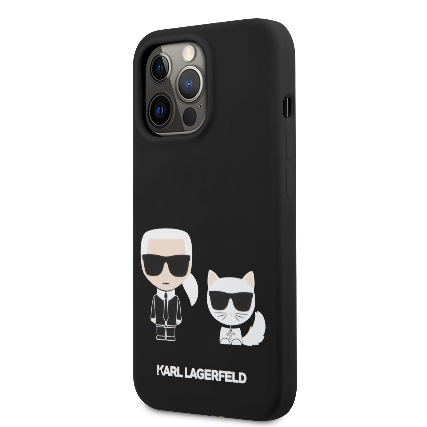 Karl Lagerfeld iPhone 13 Pro Max hátlaptok - Feket