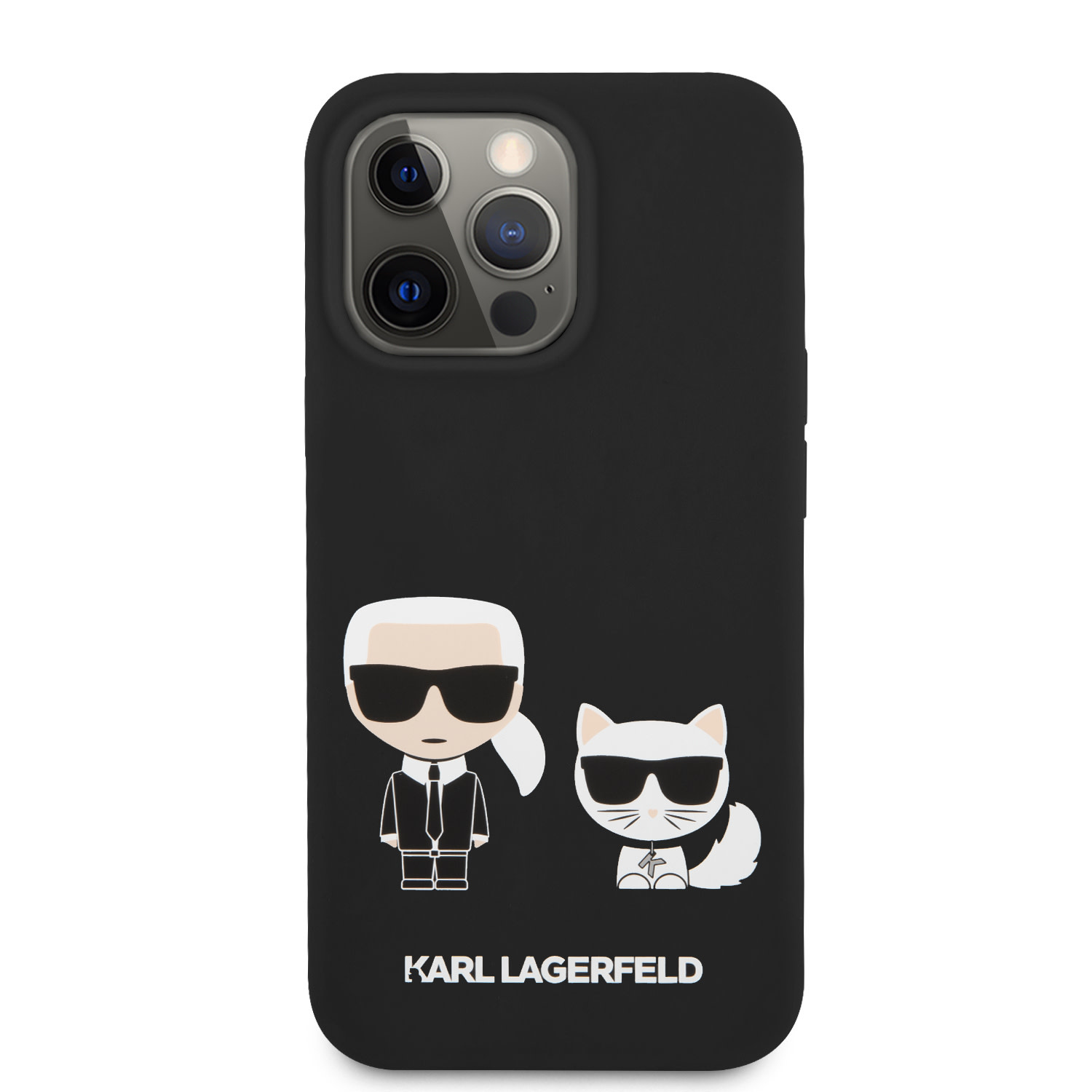 Karl Lagerfeld iPhone 13 Pro Max hátlaptok - Feket