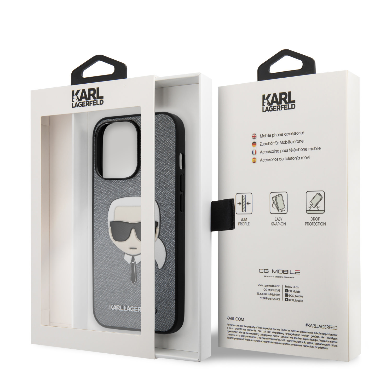 Karl Lagerfeld iPhone 13 Pro Max hátlaptok- Karl's