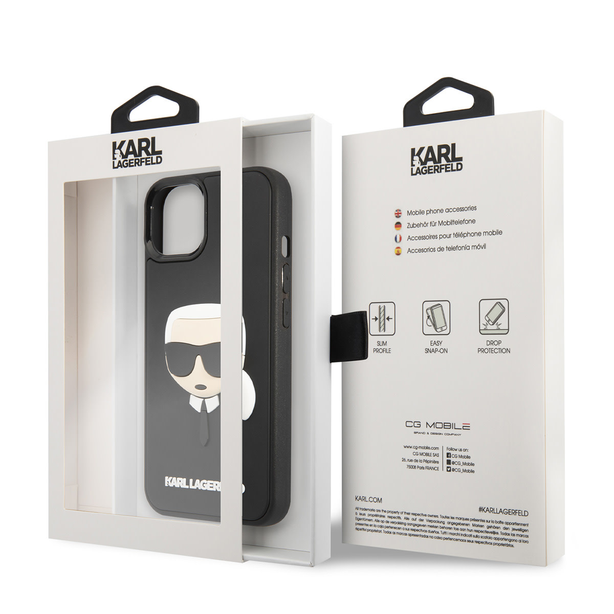 Karl Lagerfeld iPhone 13 Mini Hardcase Backcover -