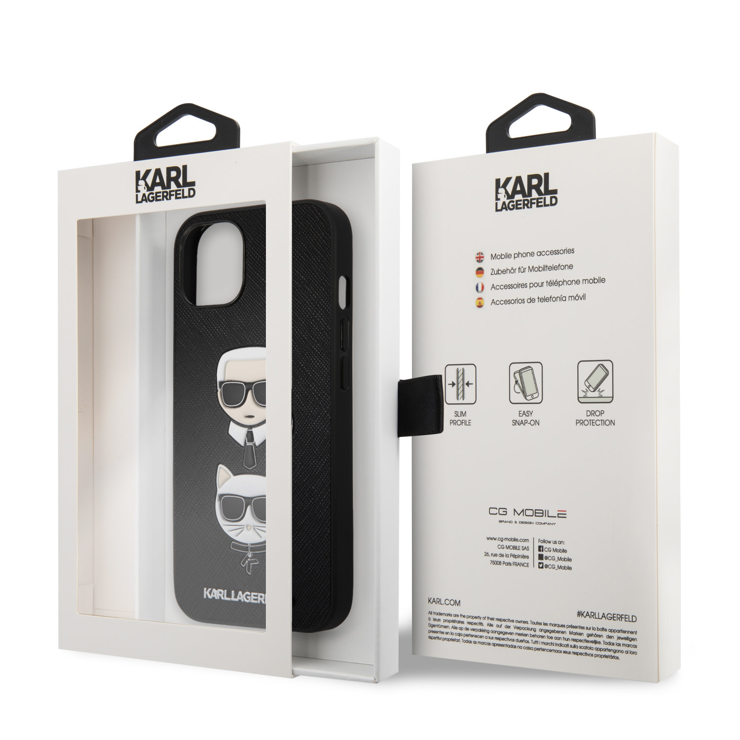 Karl Lagerfeld iPhone 13 Mini hátlaptok - Karl & C