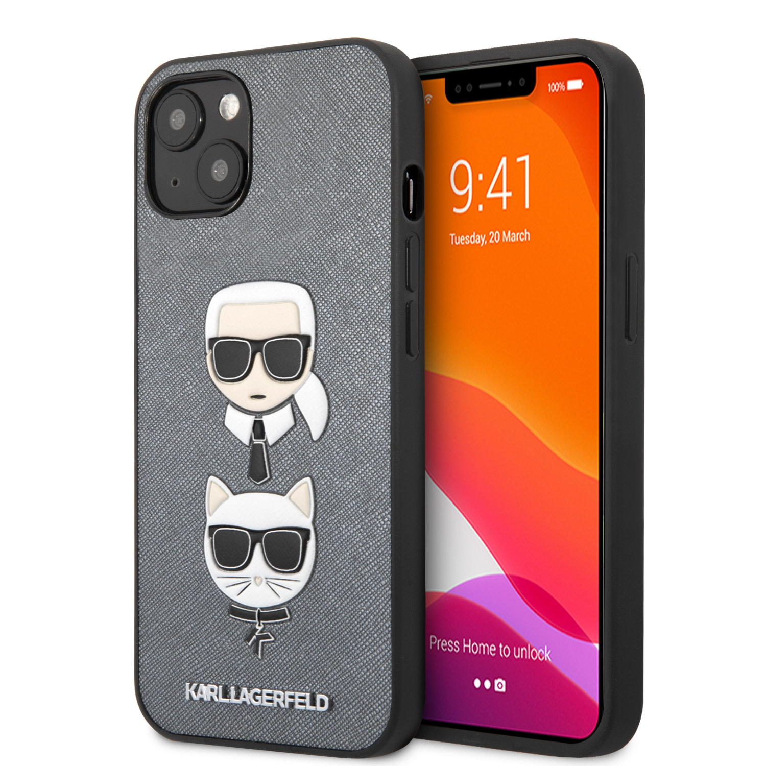 Karl Lagerfeld iPhone 13 hátlaptok - Karl & Choupe
