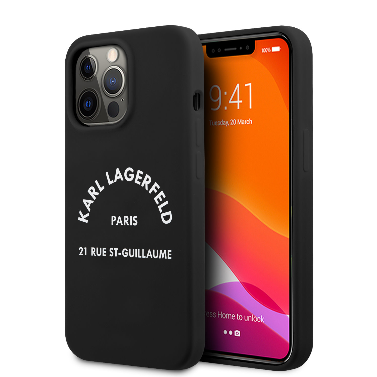 Karl Lagerfeld iPhone 13 Pro hátlaptok - RSG White