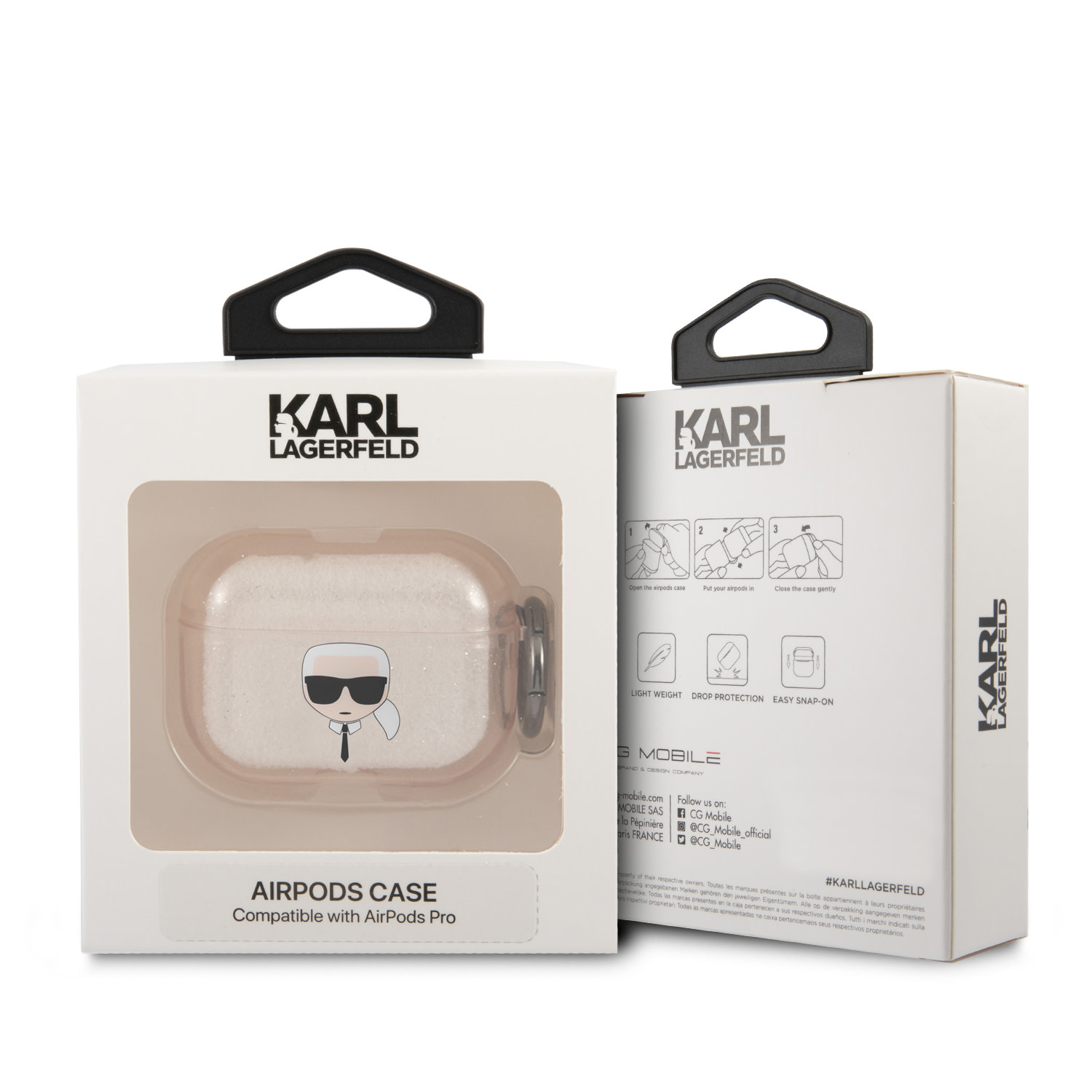 Karl Lagerfeld Airpods Pro Tok - Glitter - Karl - 