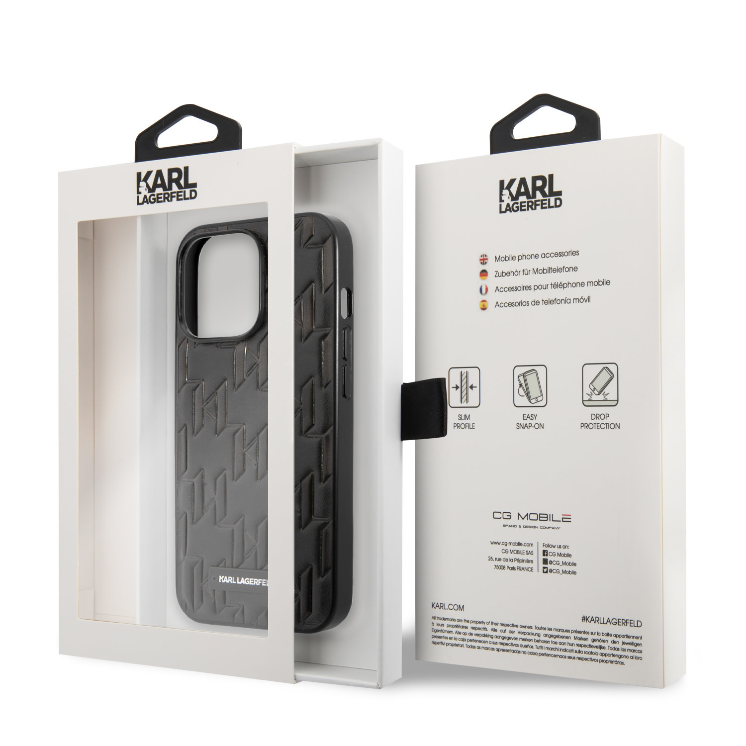 Karl Lagerfeld iPhone 13 Pro Hardcase - Monogram P