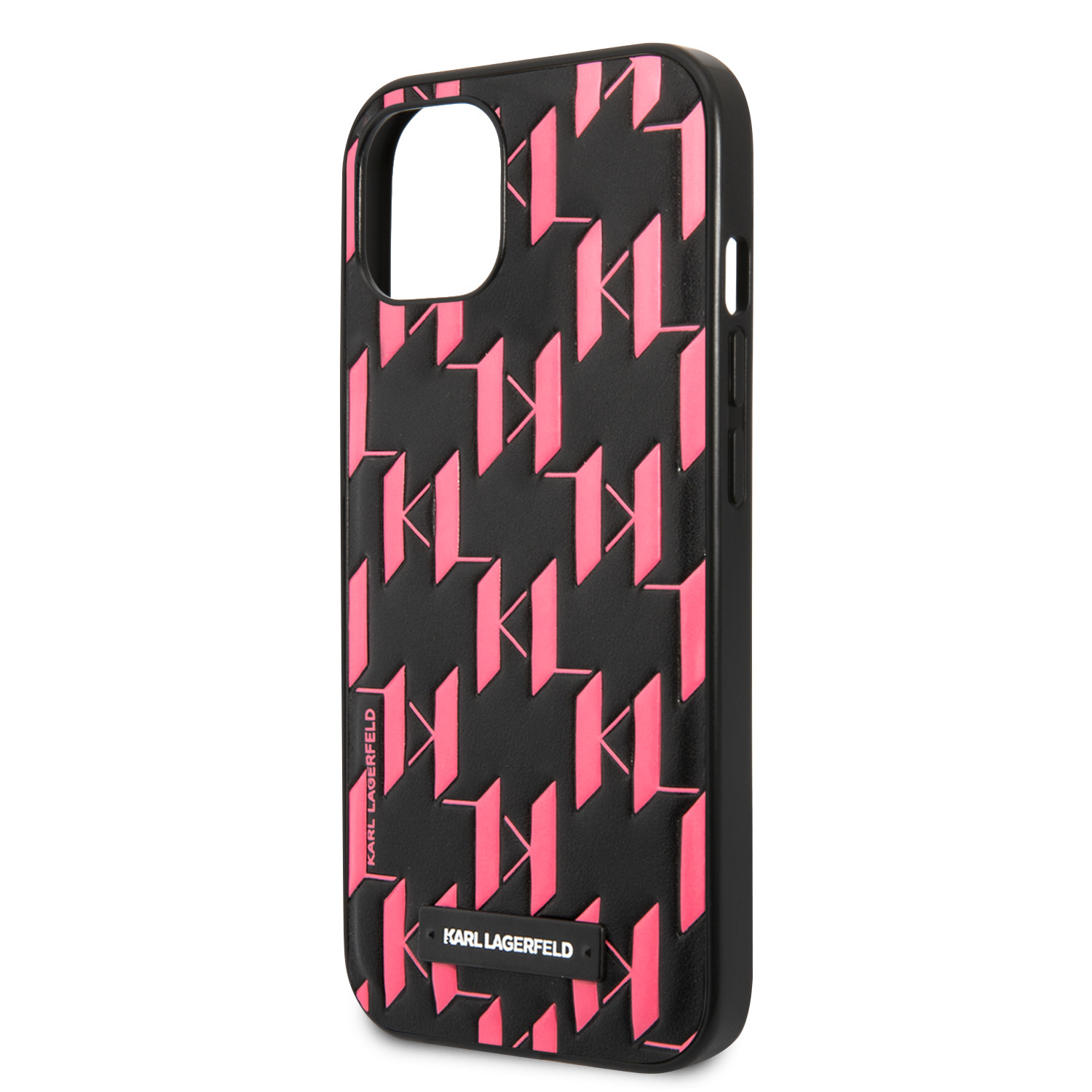 Karl Lagerfeld iPhone 13 Hardcase - Monogram Plaqu