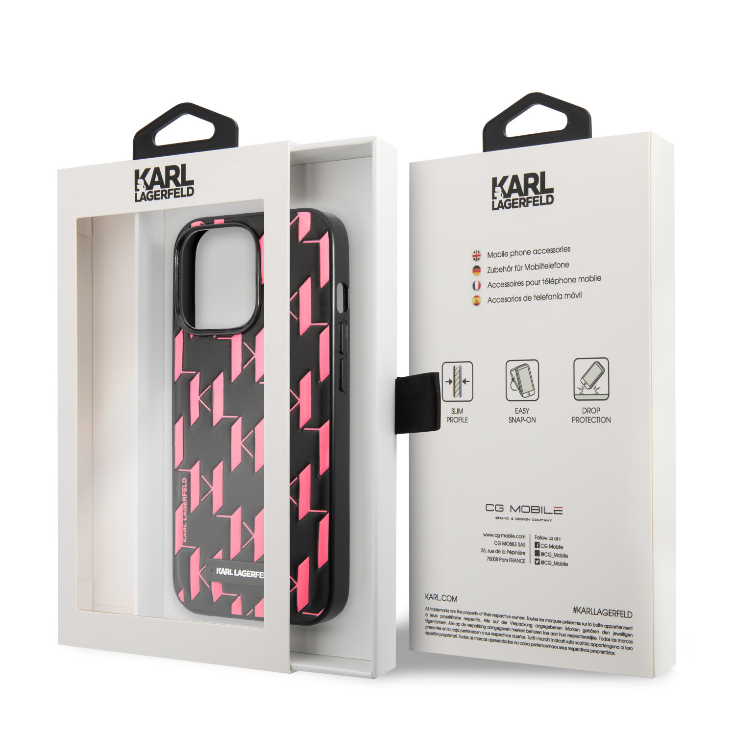 Karl Lagerfeld iPhone 13 Pro Max Hardcase Backcove