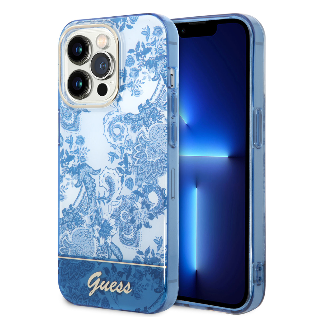 Guess iPhone 14 Pro Hardcase Backcover - Porcelain