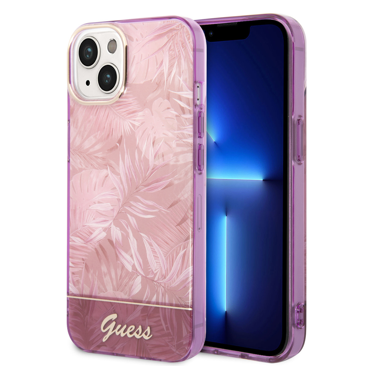 Guess iPhone 14 Hardcase Backcover - Jungle Collec