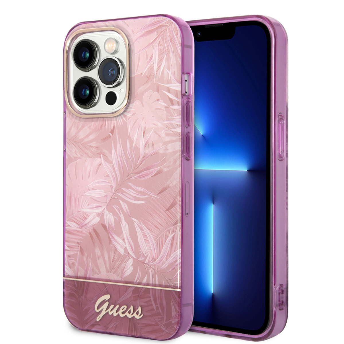 Guess iPhone 14 Pro Hardcase Backcover - Jungle Co
