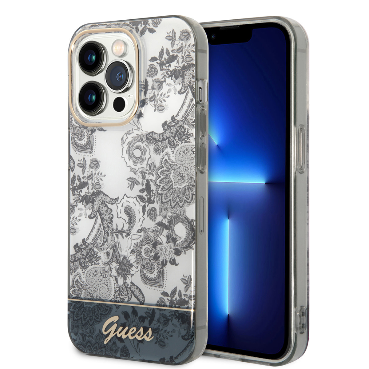 Guess iPhone 14 Pro Hardcase Backcover - Porcelain