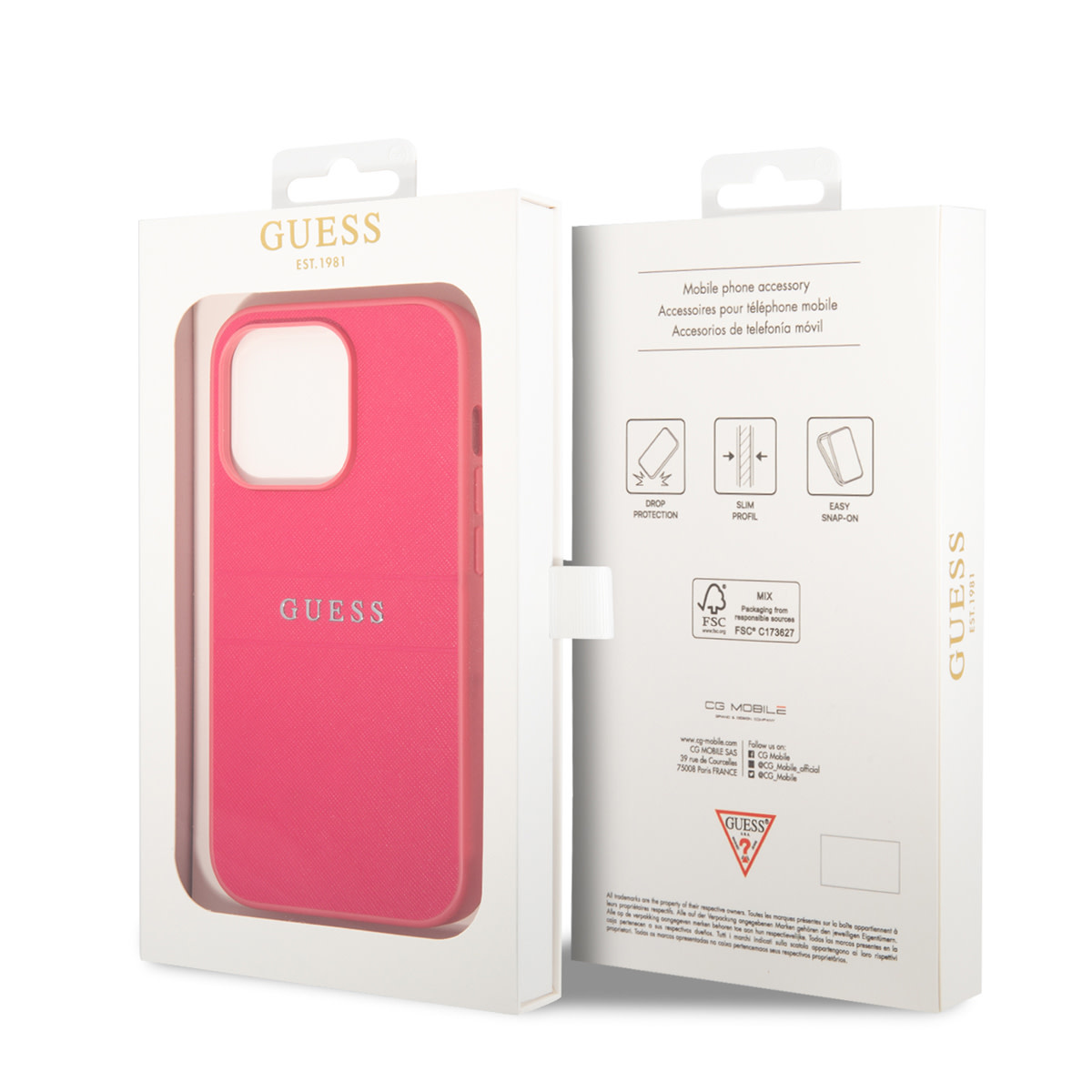Guess iPhone 14 Pro Max Hardcase Backcover - Saffi
