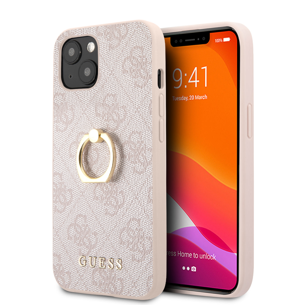 Guess iPhone 14 Plus Hardcase Backcover - 4G - Wit