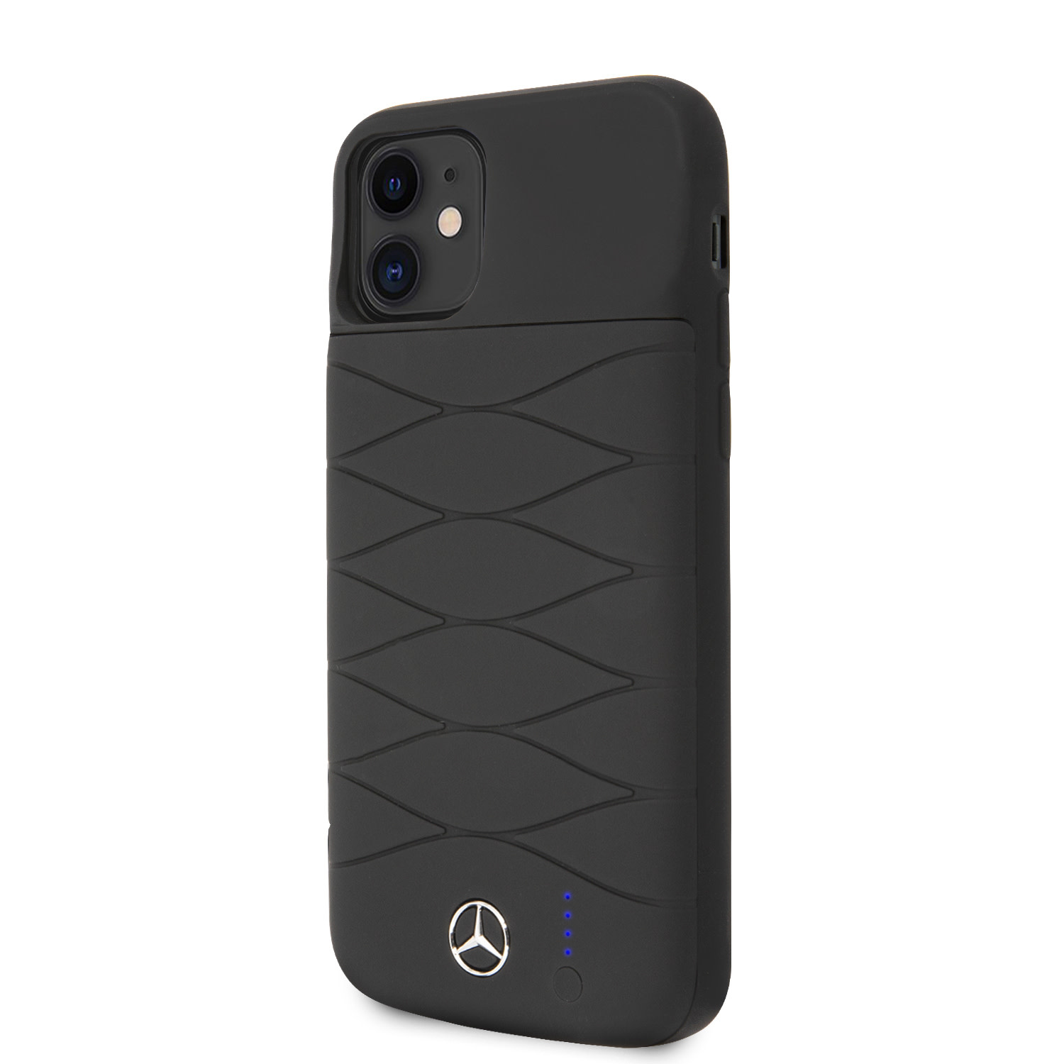 Mercedes-Benz iPhone 11 full cover power tok Feket