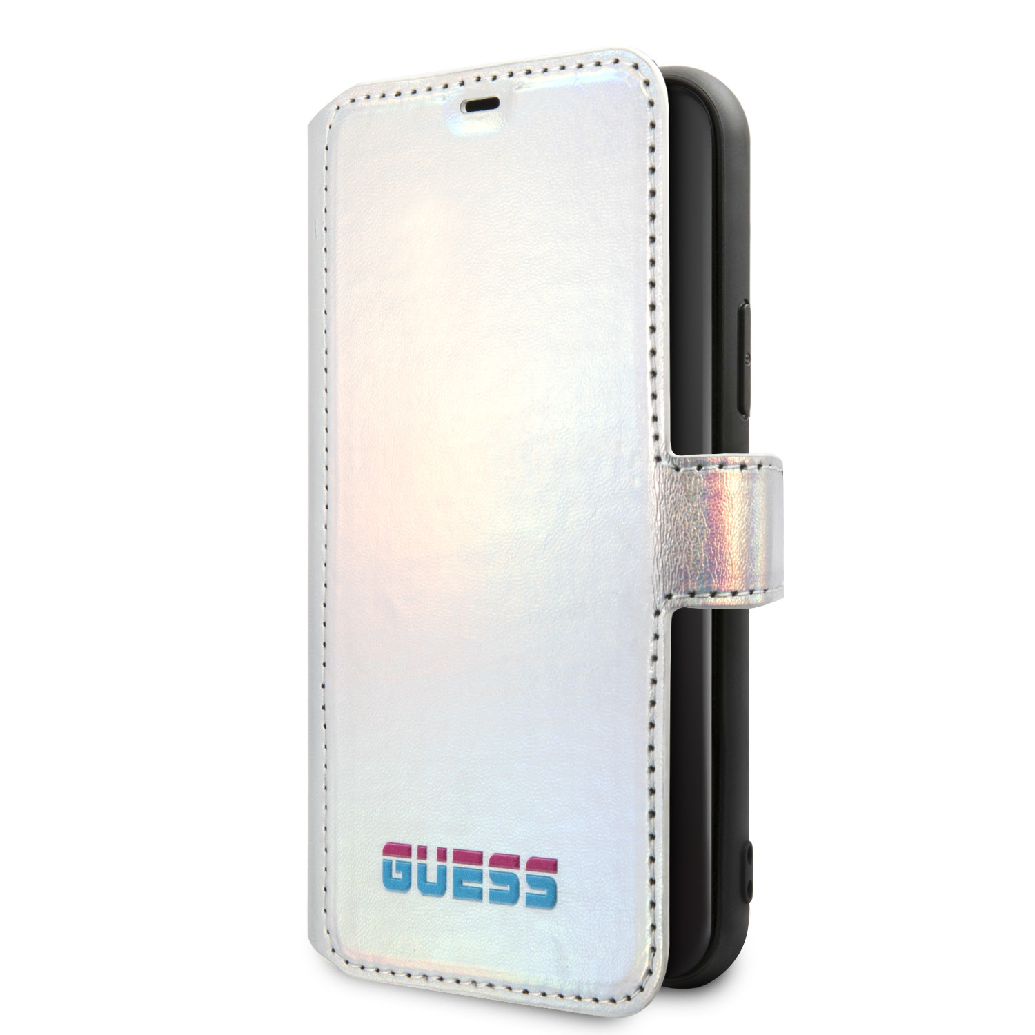 Apple iPhone 11 Pro Max Guess könyvtok Ezüst